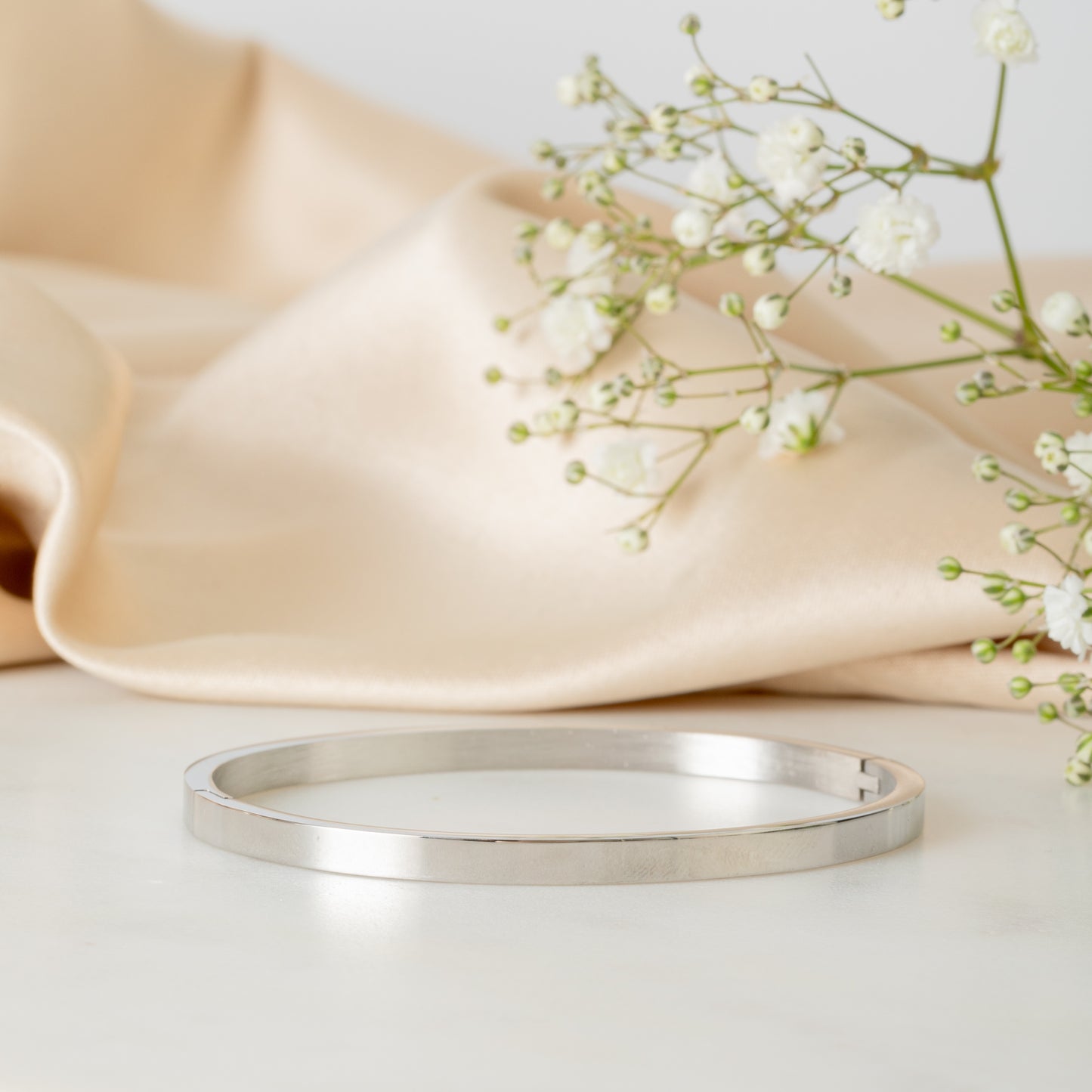 Stainless Steel Hinge Bangle
