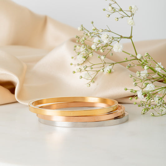 Stainless Steel Hinge Bangle